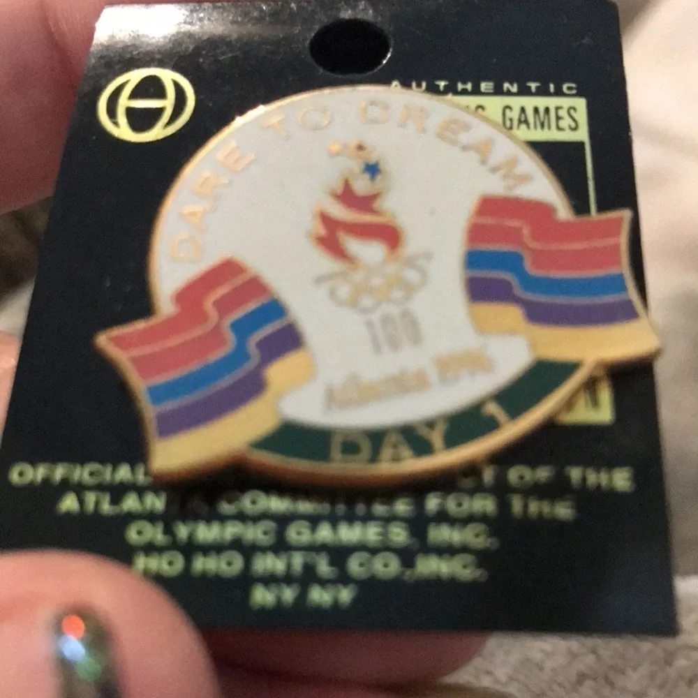 Atlanta 1996 Olympics Day 1 Pin Dare to Dream